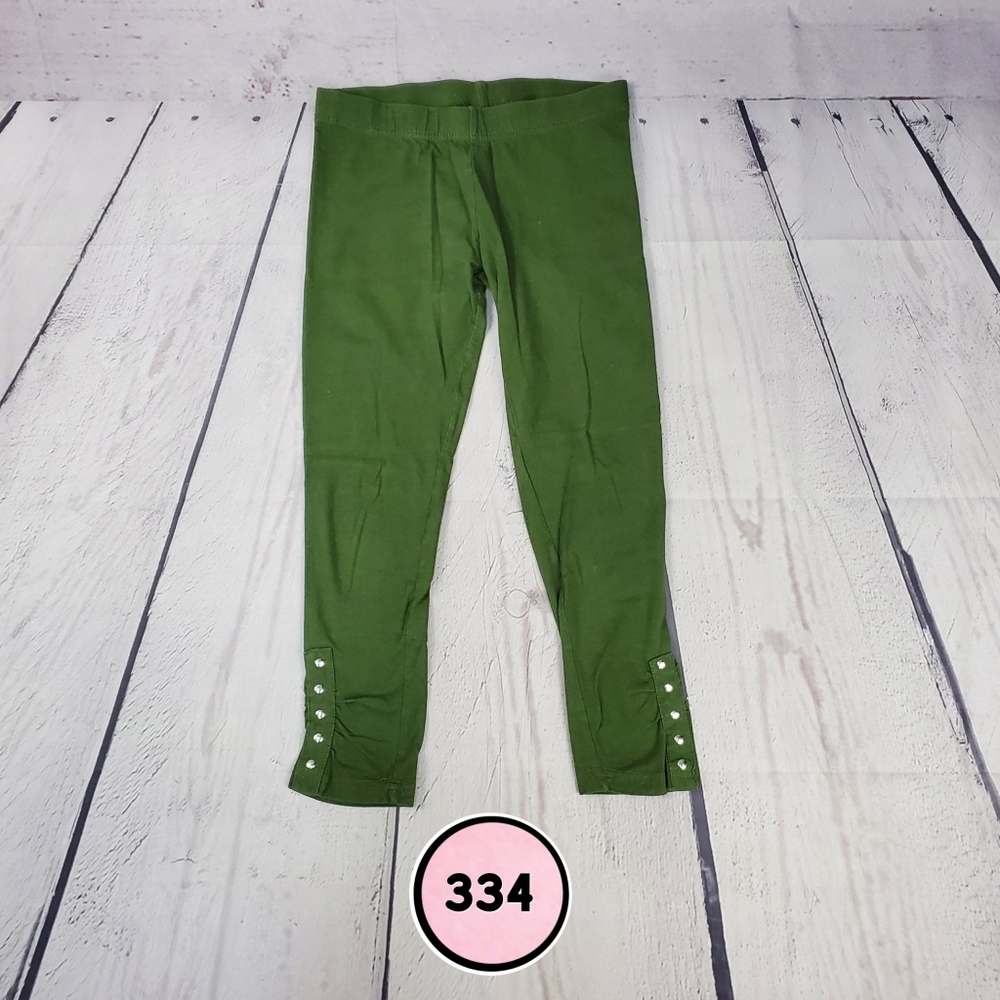 French Toast Girls Size 10 Army Green Leggings – Casual Stretch Pants